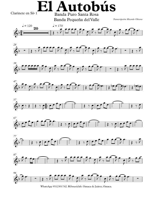 La imagen puede contener una previsualizacion de una partitura